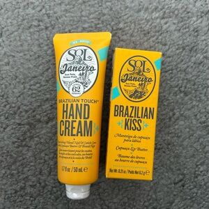 Sol de Janeiro Brazilian Touch Hand Cream + Brazilian Kiss Cupuaçu Lip Butter